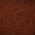 Coffee grind texture background , close up